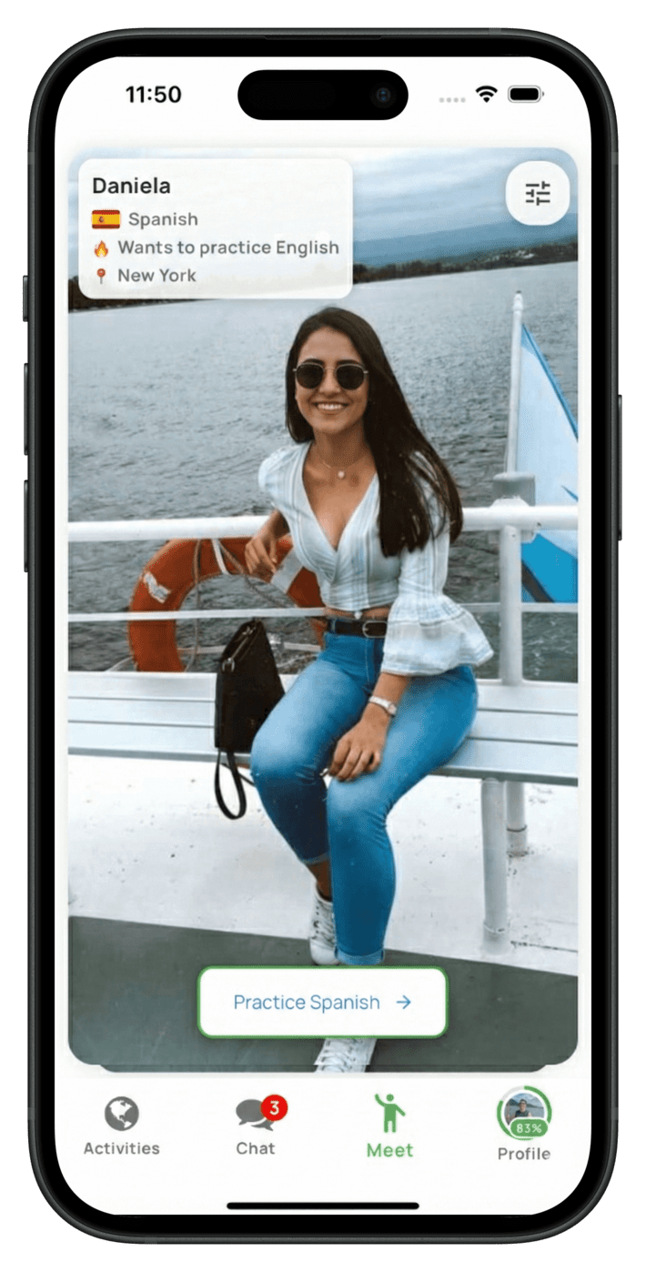 Find more people to speak with